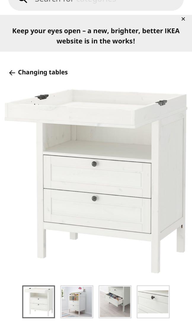ikea baby changing unit