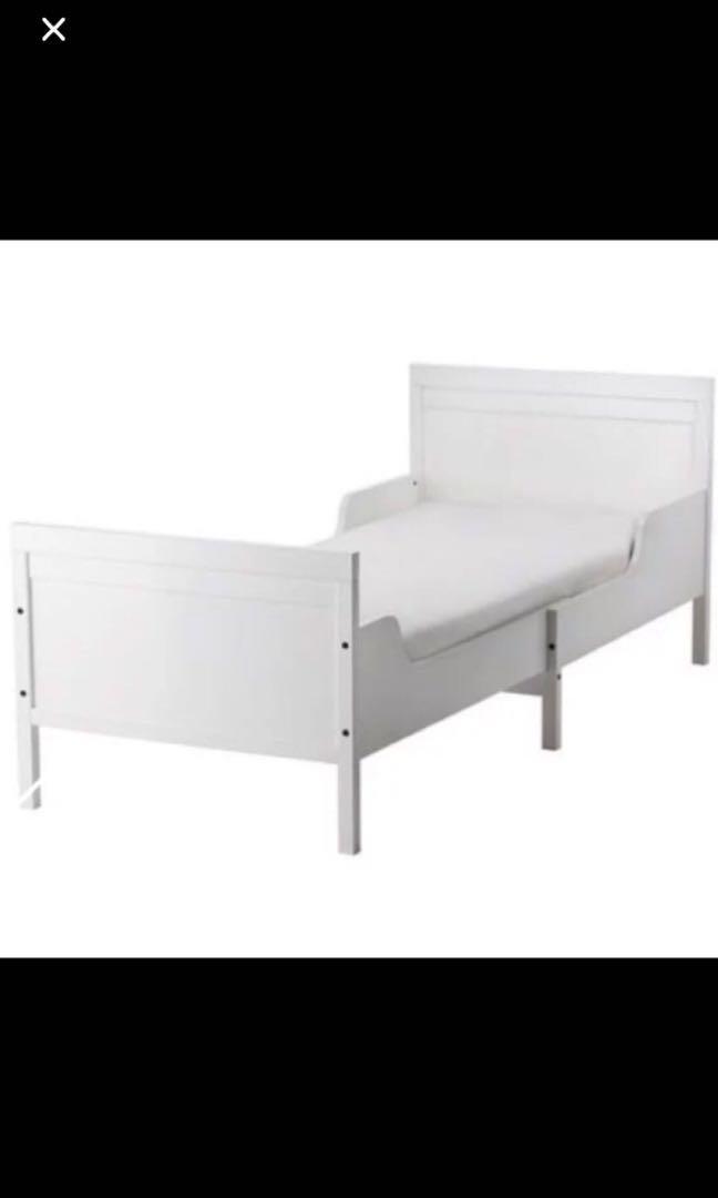 IKEA Sundvik Extendable bed Vimsig mattress Furniture Home