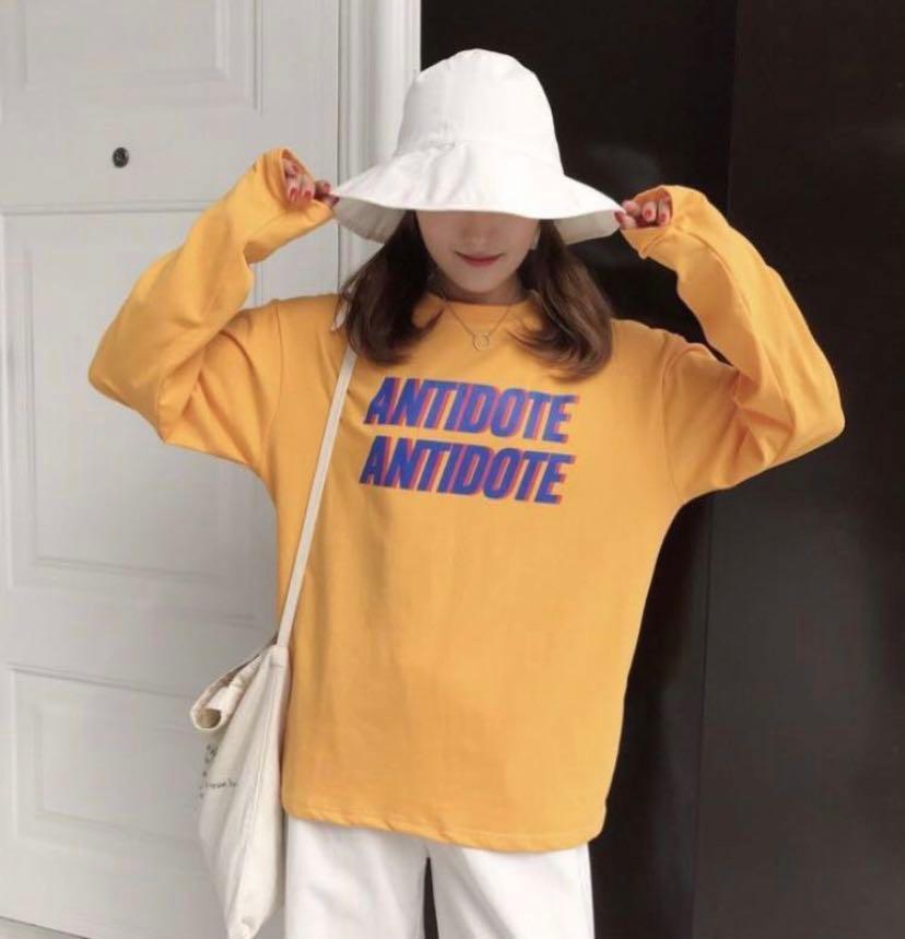 mustard yellow long sleeve shirt