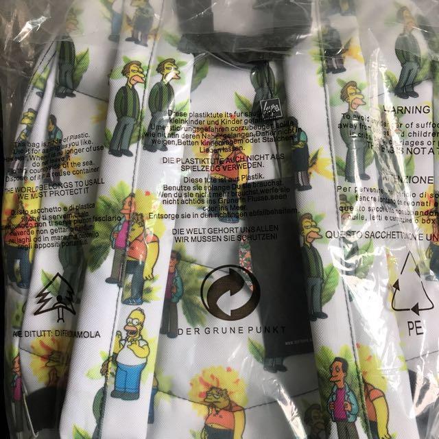 Instock Wts Authentic Just Hype X Simpsons Collection Backpack