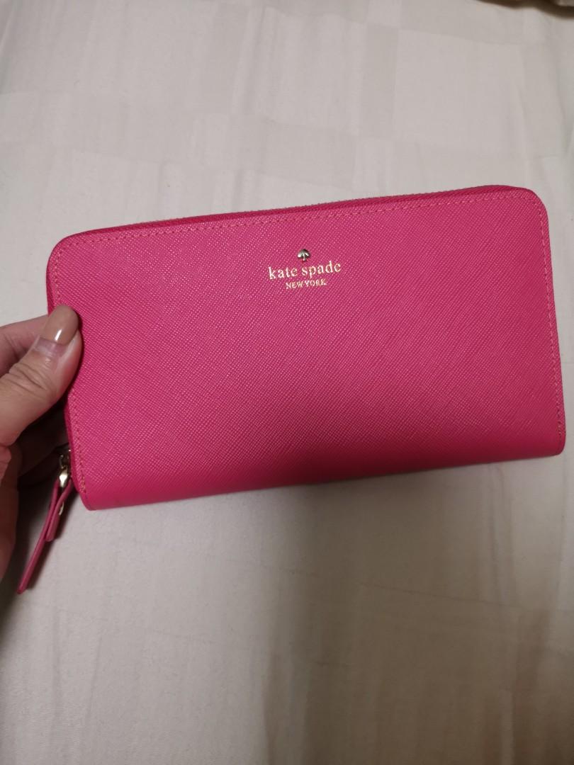 Kate Spade pink Wallet, Women's Fashion, Bags & Wallets, Purses & Pouches  on Carousell