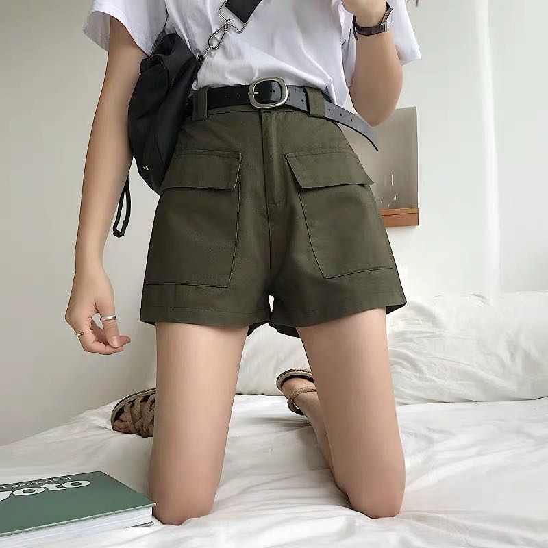 Khaki safari shorts clearance