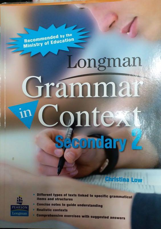 2,　書本　興趣及遊戲,　教科書-　in　context　Grammar　文具,　Carousell　Longman　secondary