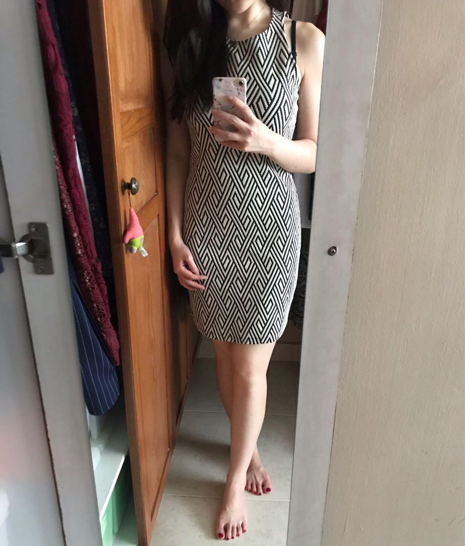 mango bodycon dress