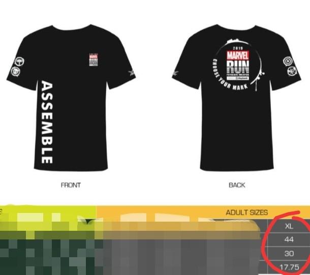 Marvel Run exclusive t-shirt, Women's 