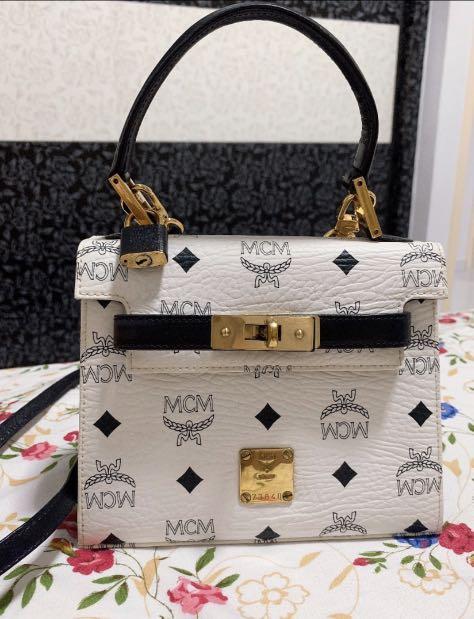 MCM Monogram Mini Kelly s Authentic