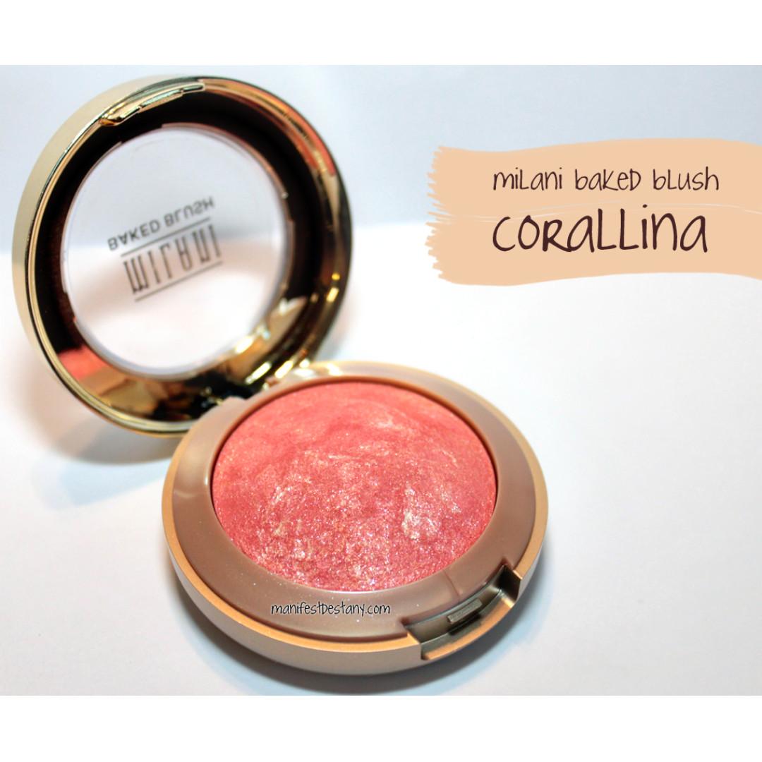 Milani Baked Blush 08 Corallina Health Beauty Makeup On Carousell