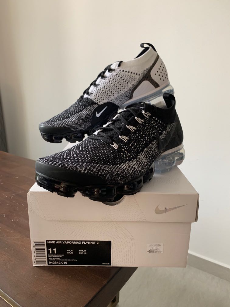 nike air vapormax flyknit 2 oreo
