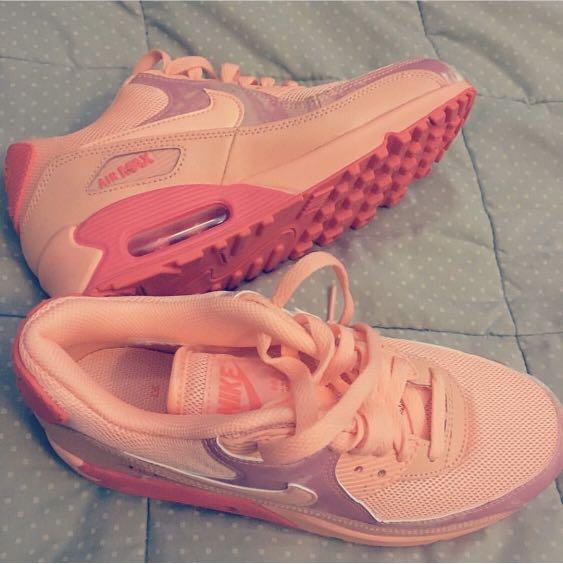 peach color women's shoes