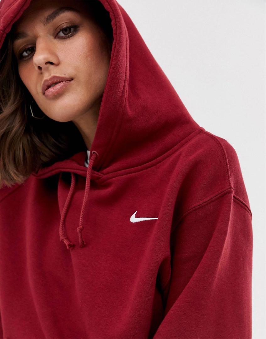 maroon nike hoodie