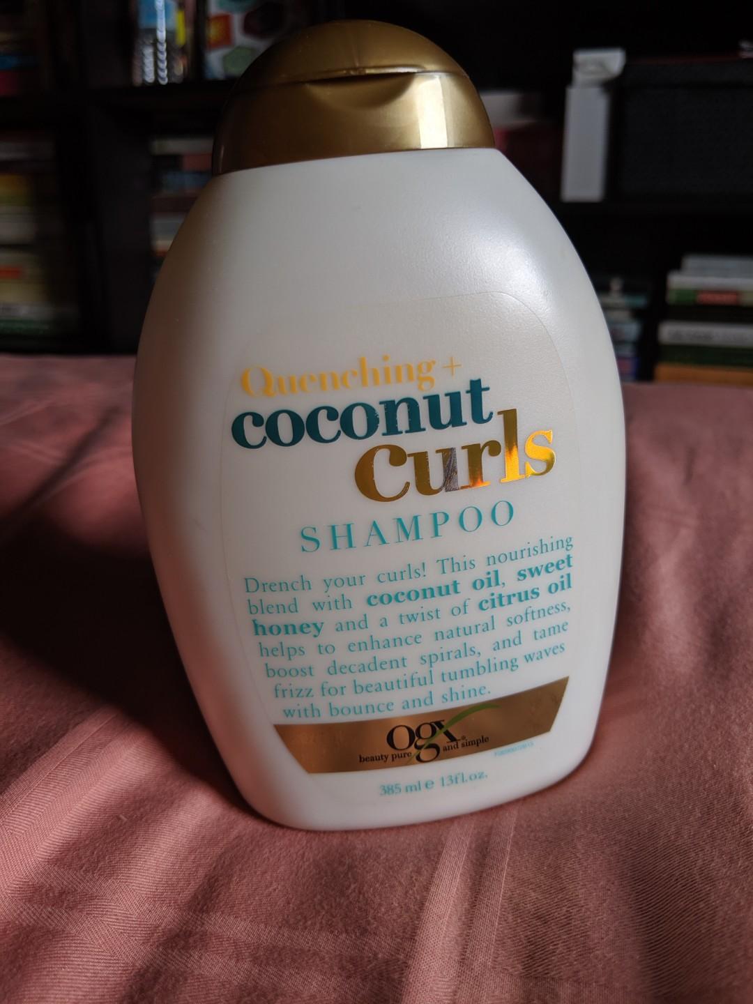 Organix Coconut Curls Shampoo Health Beauty Hair Care On Carousell