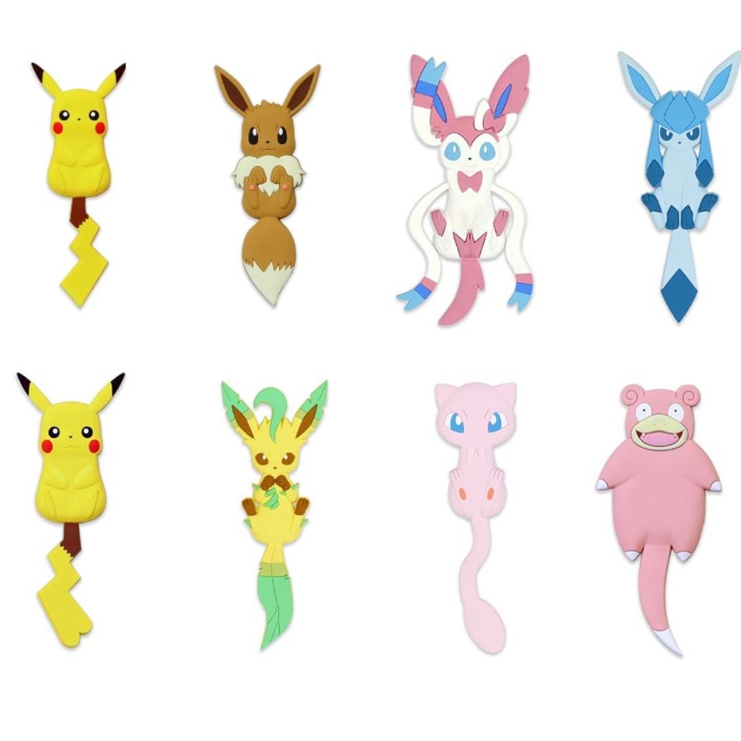 Pokemon Petit Hook Pokemon Tail Series Pikachu Mew Slowpoke Eevee And Friends Pre Order Entertainment J Pop On Carousell