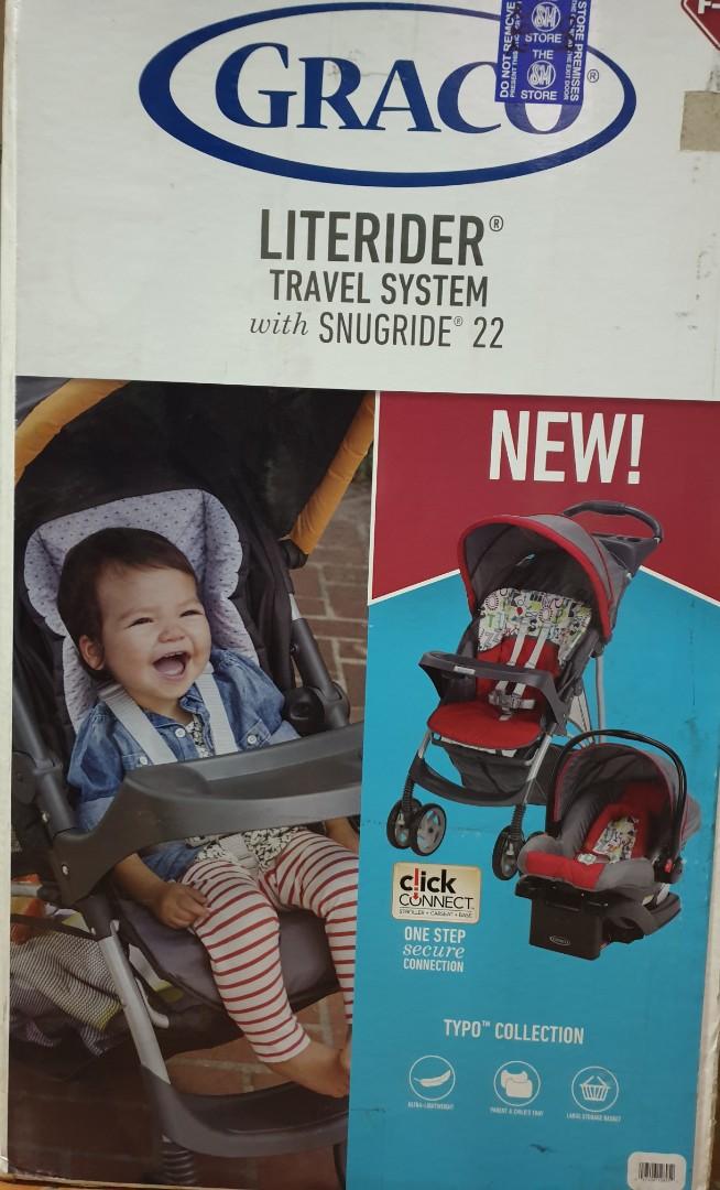 Graco literider travel 2025 system with snugride 22