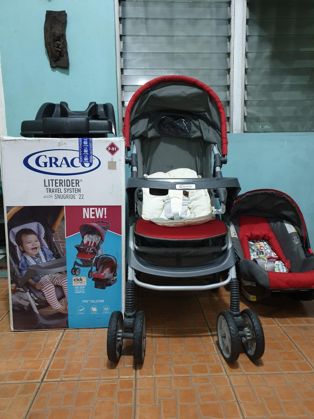 Preloved Graco Stroller and Car Seat