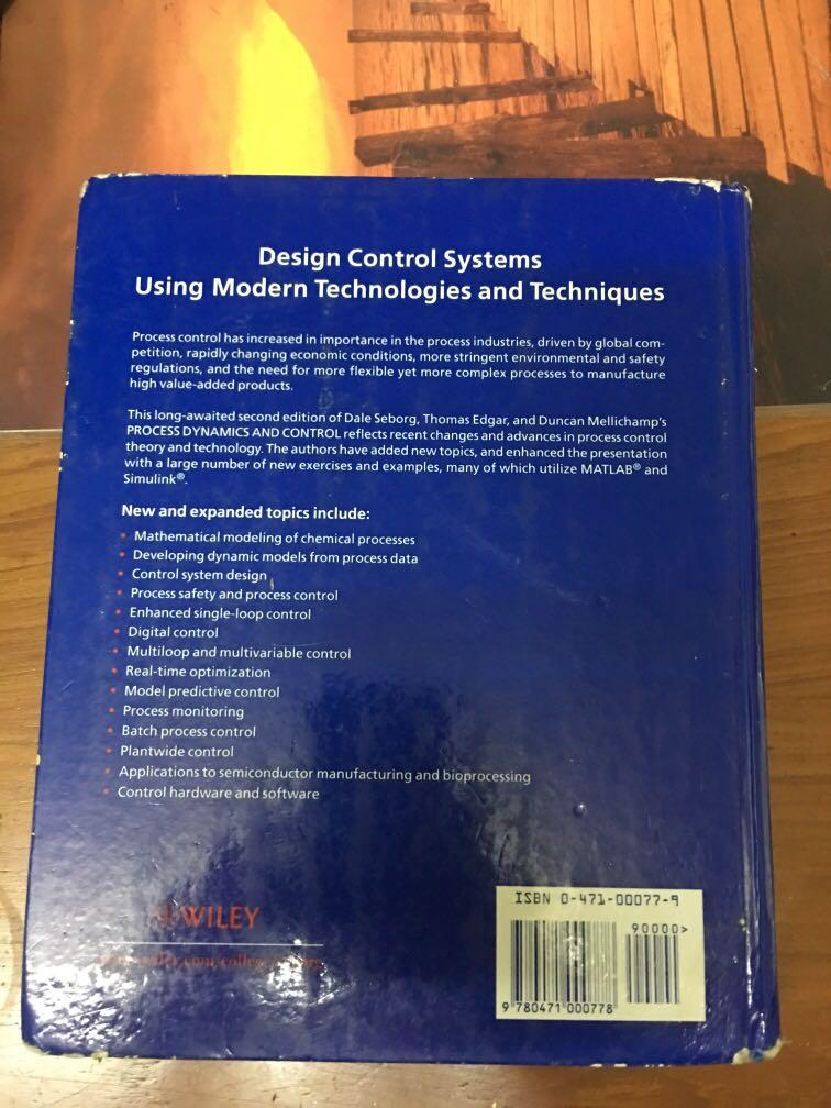 Process Dynamics Control 2nd Edition Books Stationery