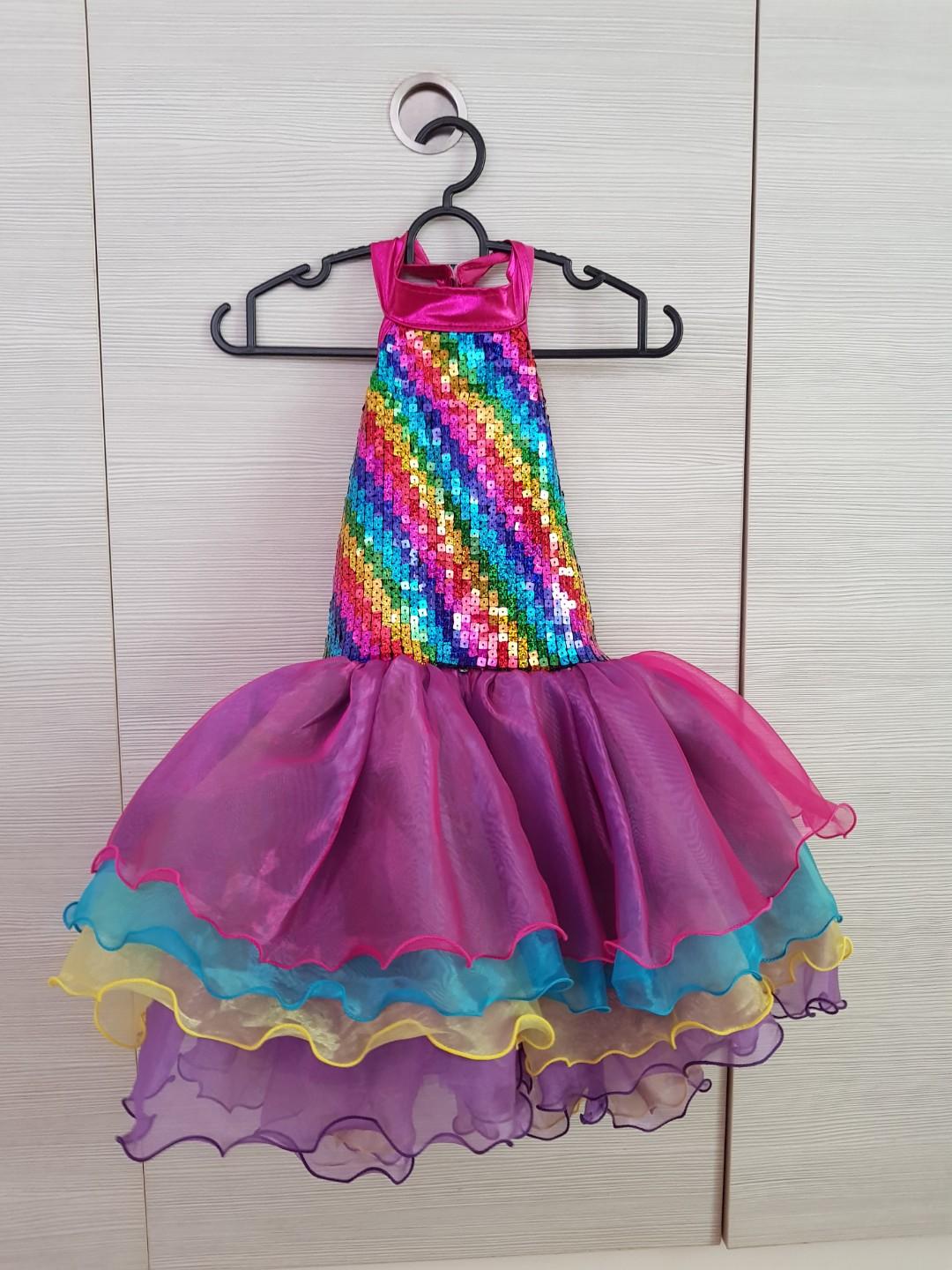 Rainbow Halter Neck Dress