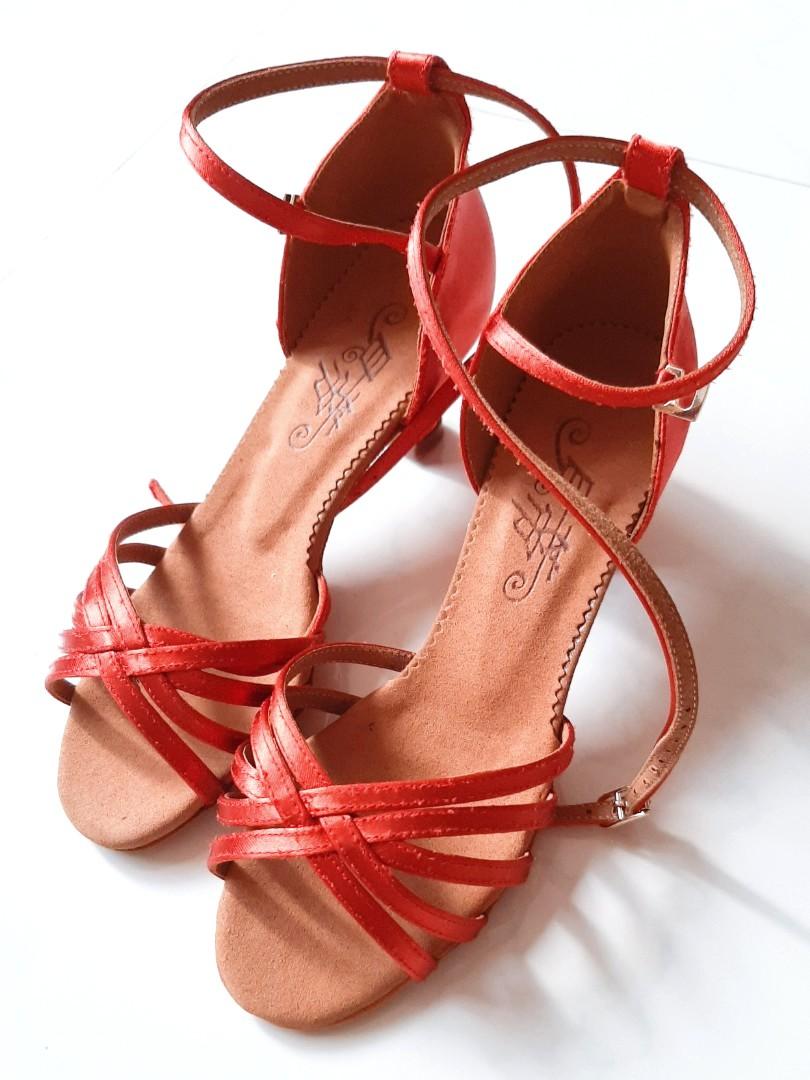 BN Red Latin Dance Shoes