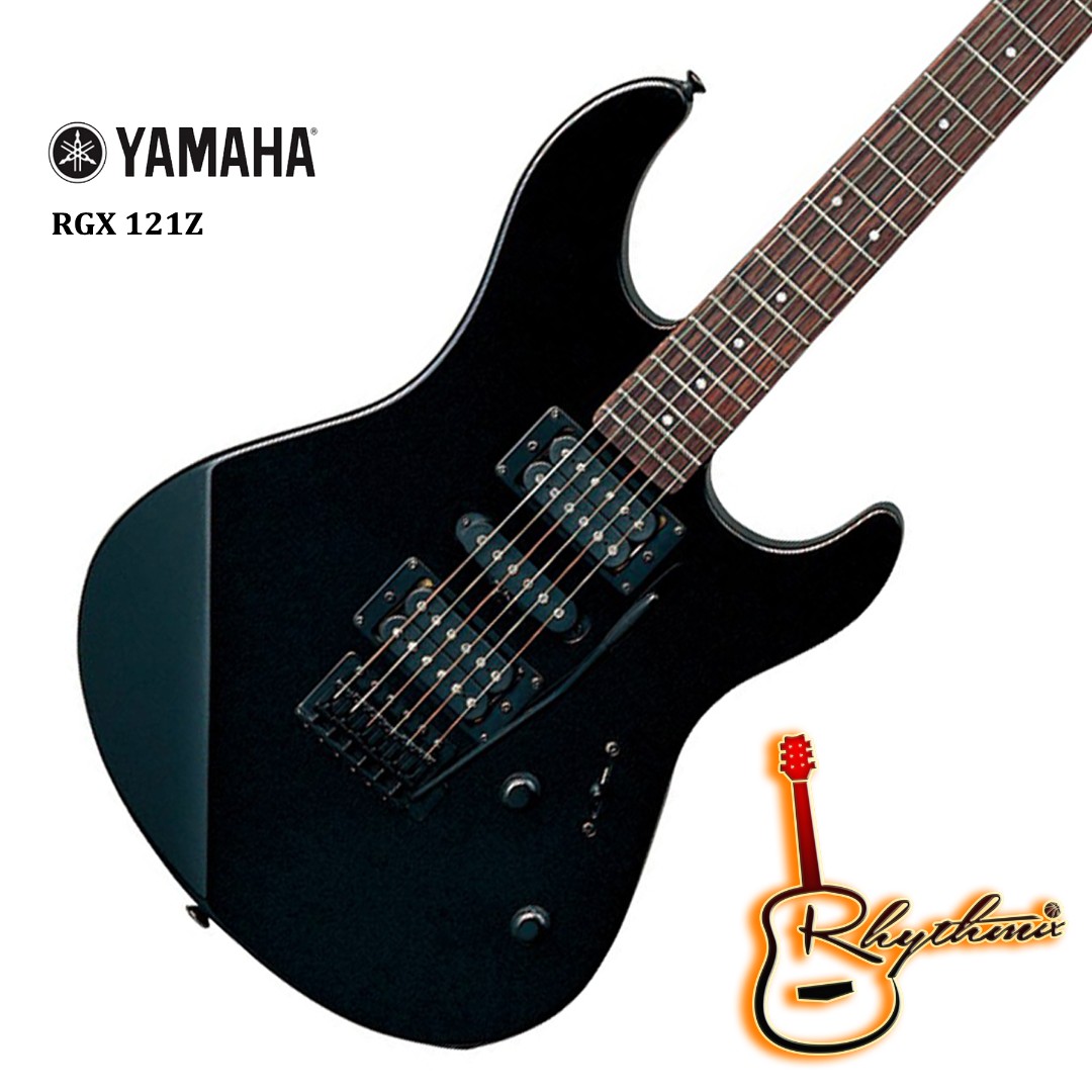 Yamaha black guitar electric deals