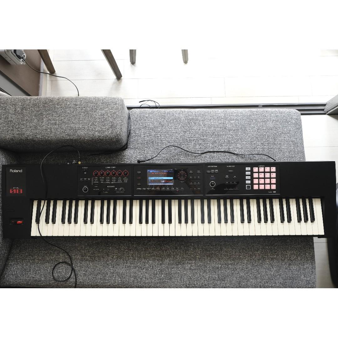 Roland Fa08 For Sale Lightly Used Padal Gig Bag With Wheels Fa 08 Hobbies Toys Music Media Musical Instruments On Carousell