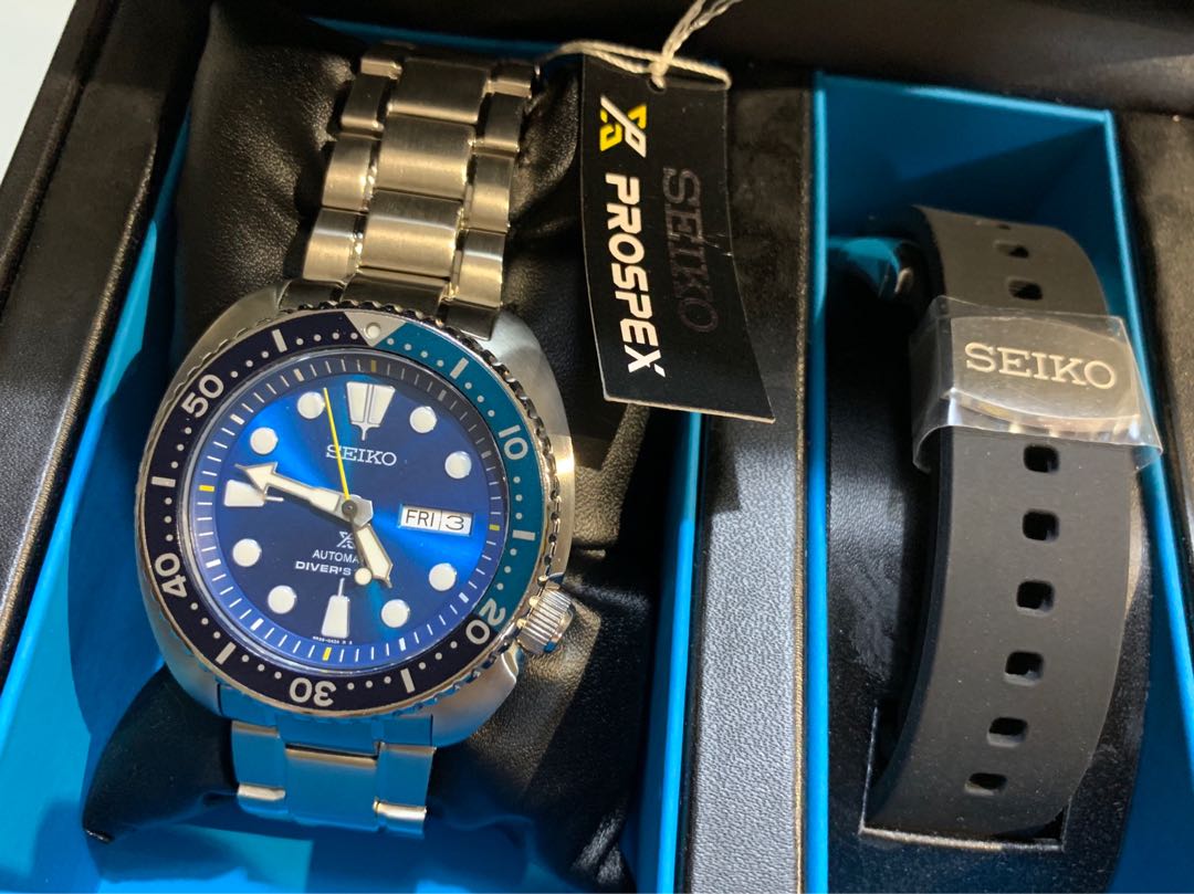 Seiko Turtle Blue Lagoon SRPB11K Men s Fashion Watches