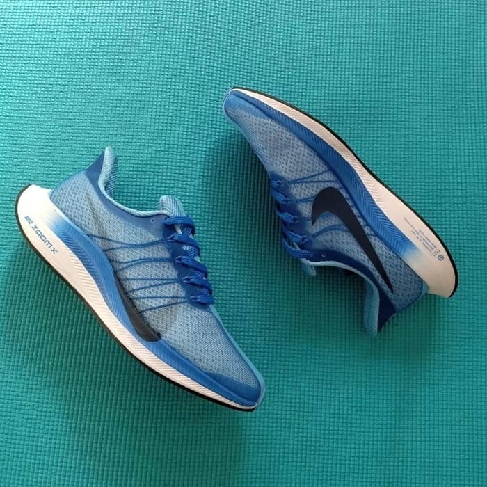 Sepatu Running Nike Zoom Pegasus 35 Turbo Blue Volt Fesyen Pria Sepatu Sneakers Di Carousell