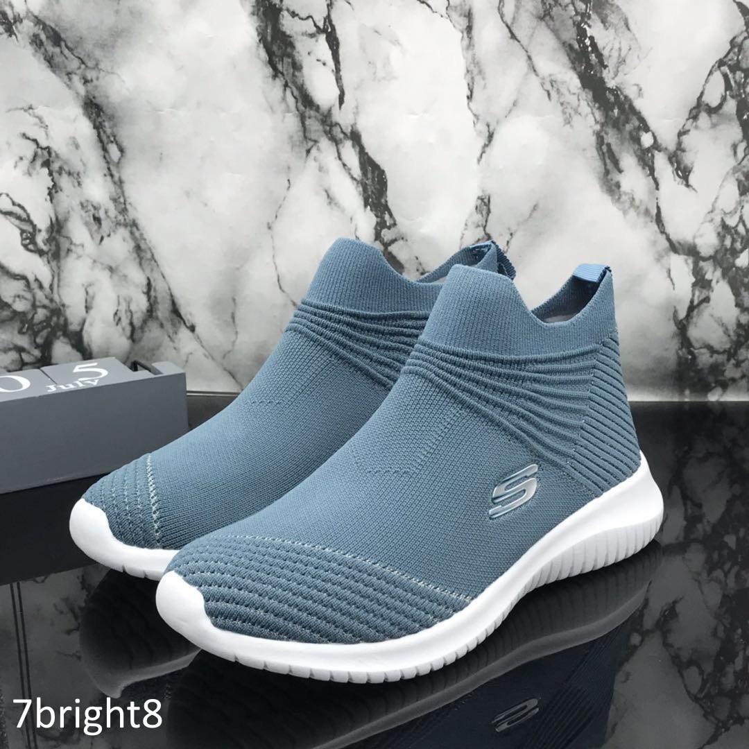 Blue skechers boots clearance