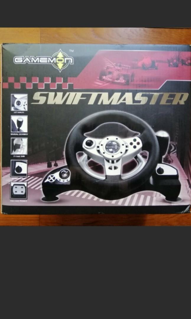 Steering console gamemon swiftmaster, Video Gaming, Gaming Accessories ...