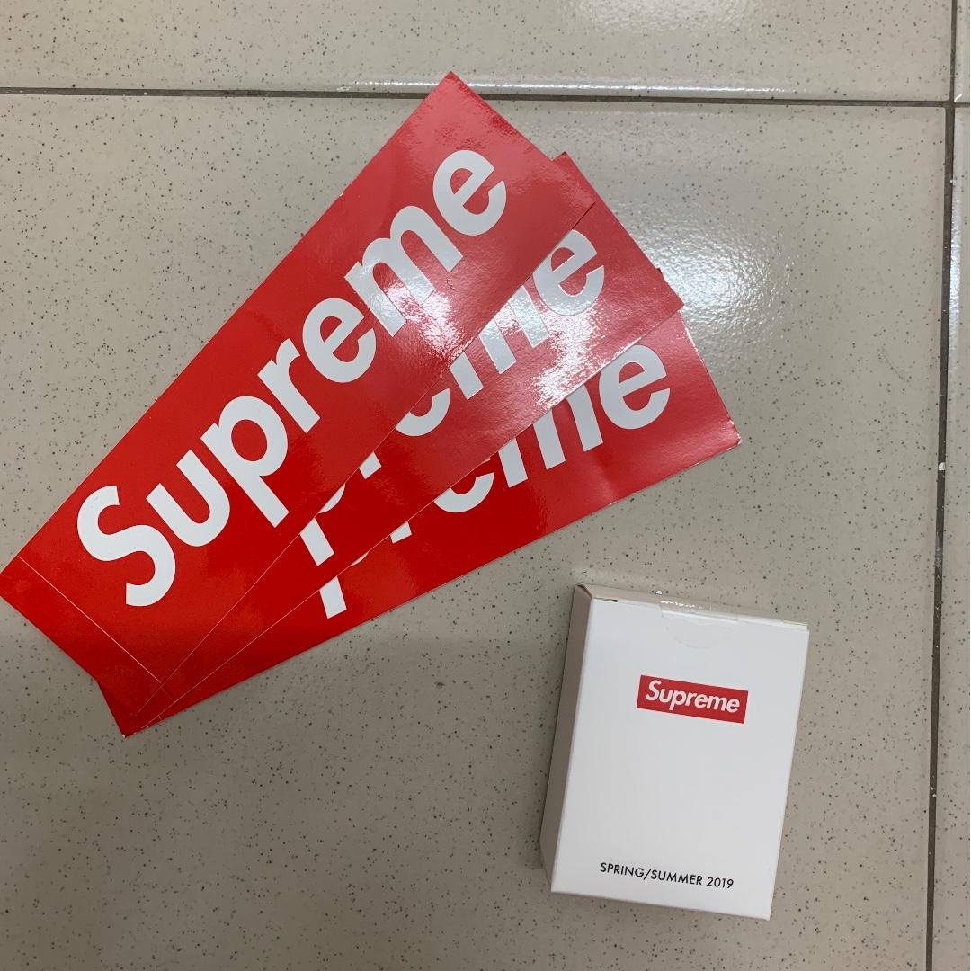 Supreme sticker set, Men's Fashion, Watches & Accessories, Cap & Hats ...