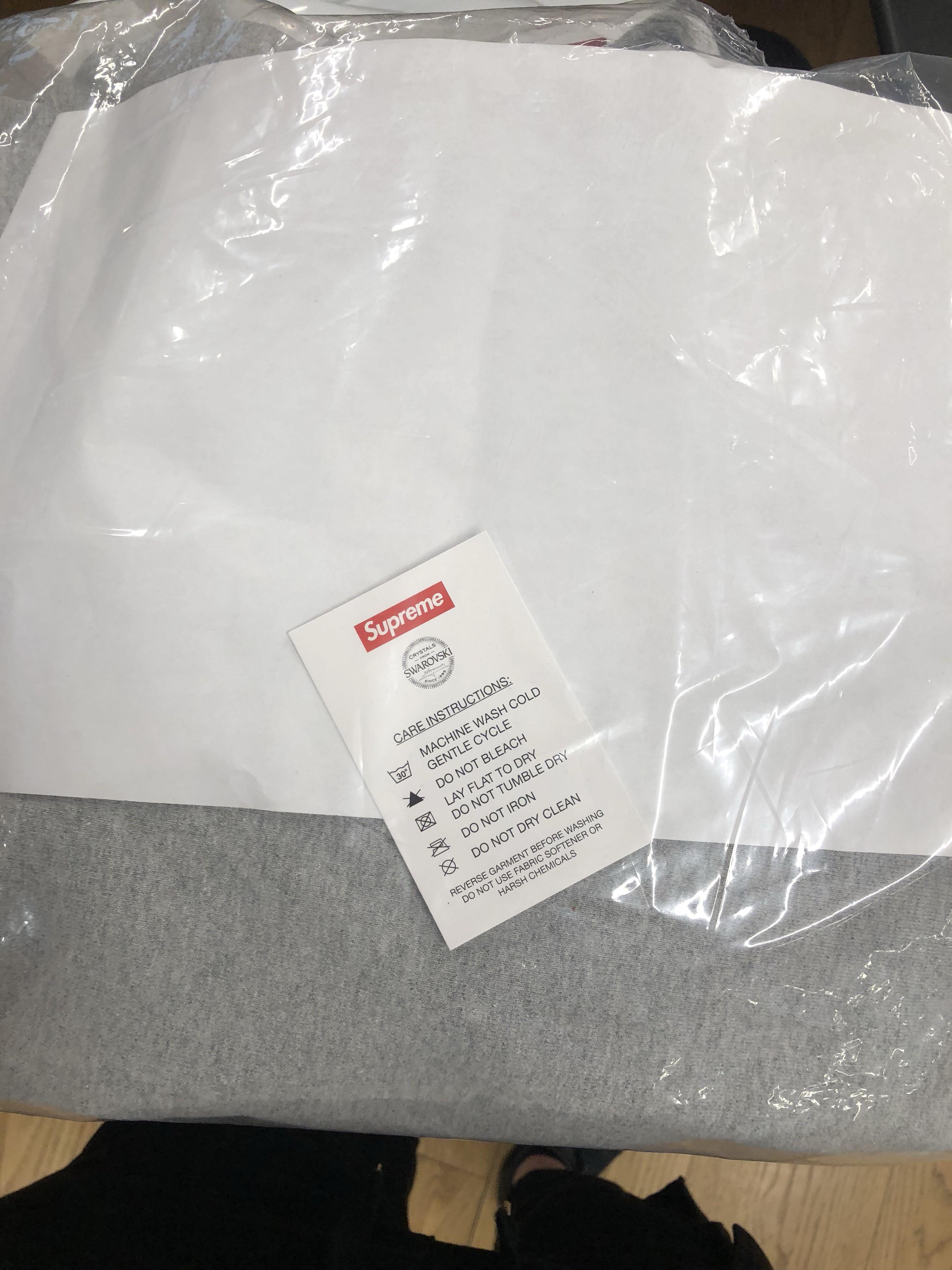 Supreme Swarovski Box Logo Hooded Sweatshirt