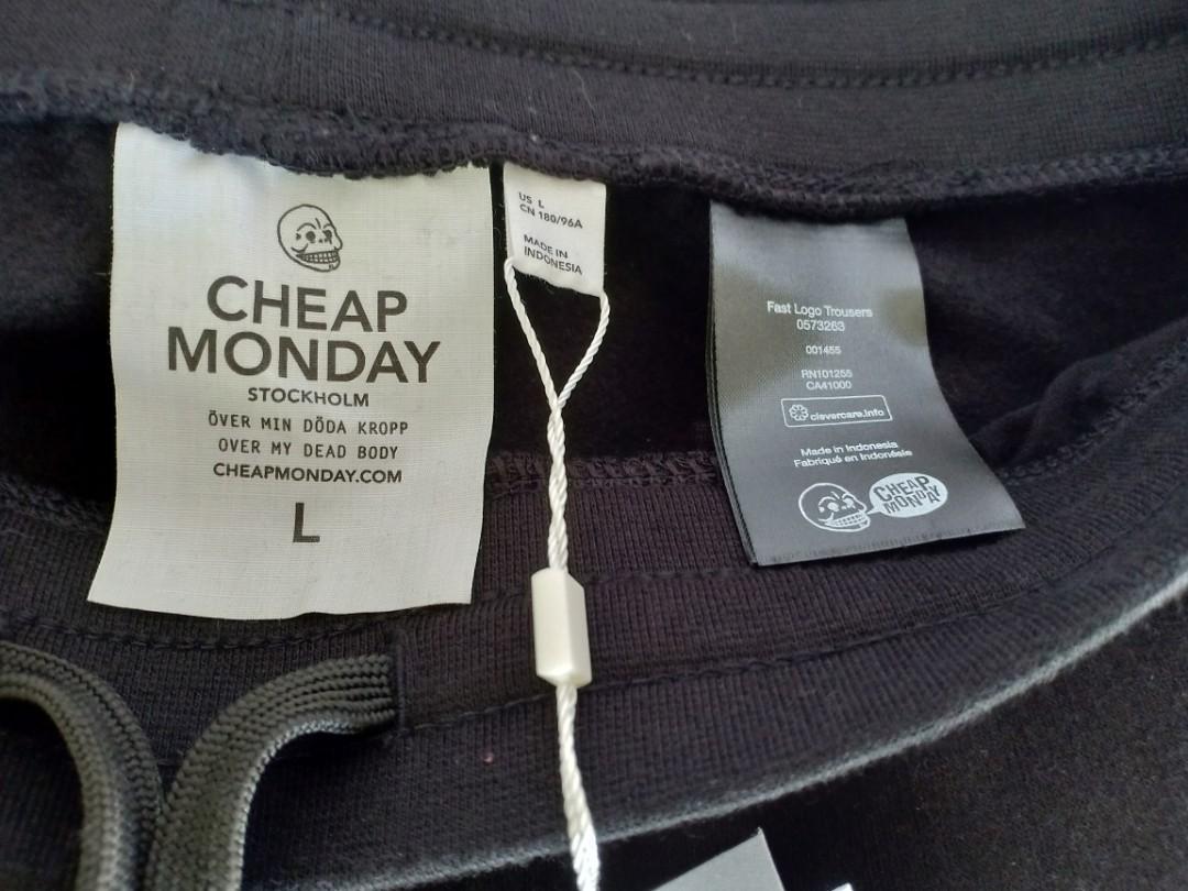 Sweatpants Cheap Monday Original Fesyen Pria Pakaian Bawahan