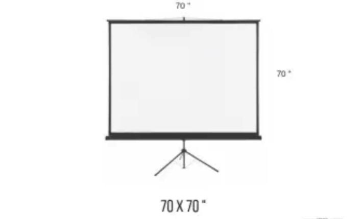 Tripod Type Screen Projector 70" x 70" (Category: Projectors) located in Quezon City. Submitted by goodviberco (Listing ID 252741216, Image 2). Description: .