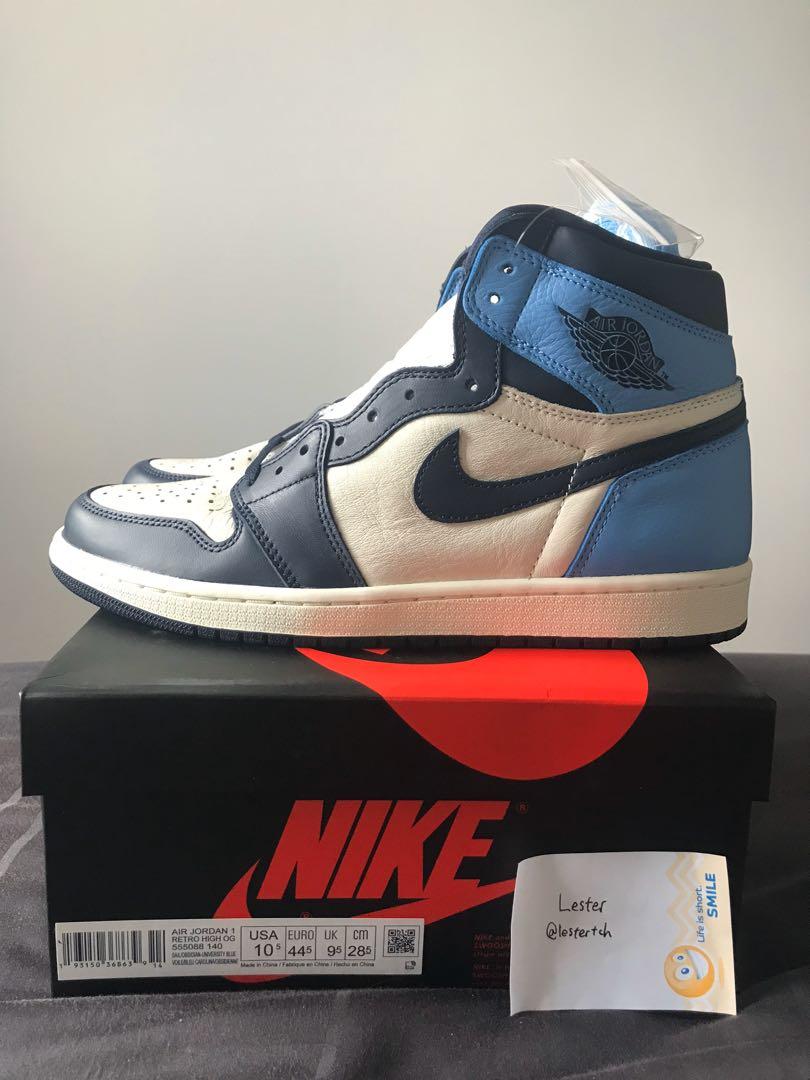 jordan 1 obsidian size 5