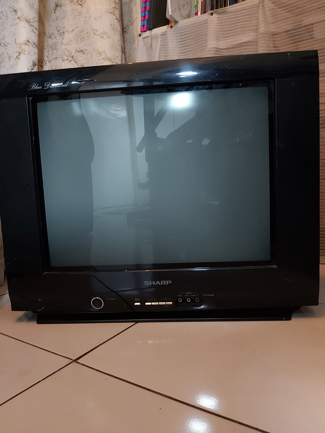 Used boxtype Sharp Blue Diamond TV, TV & Home Appliances, TV & Entertainment, BluRay & Media