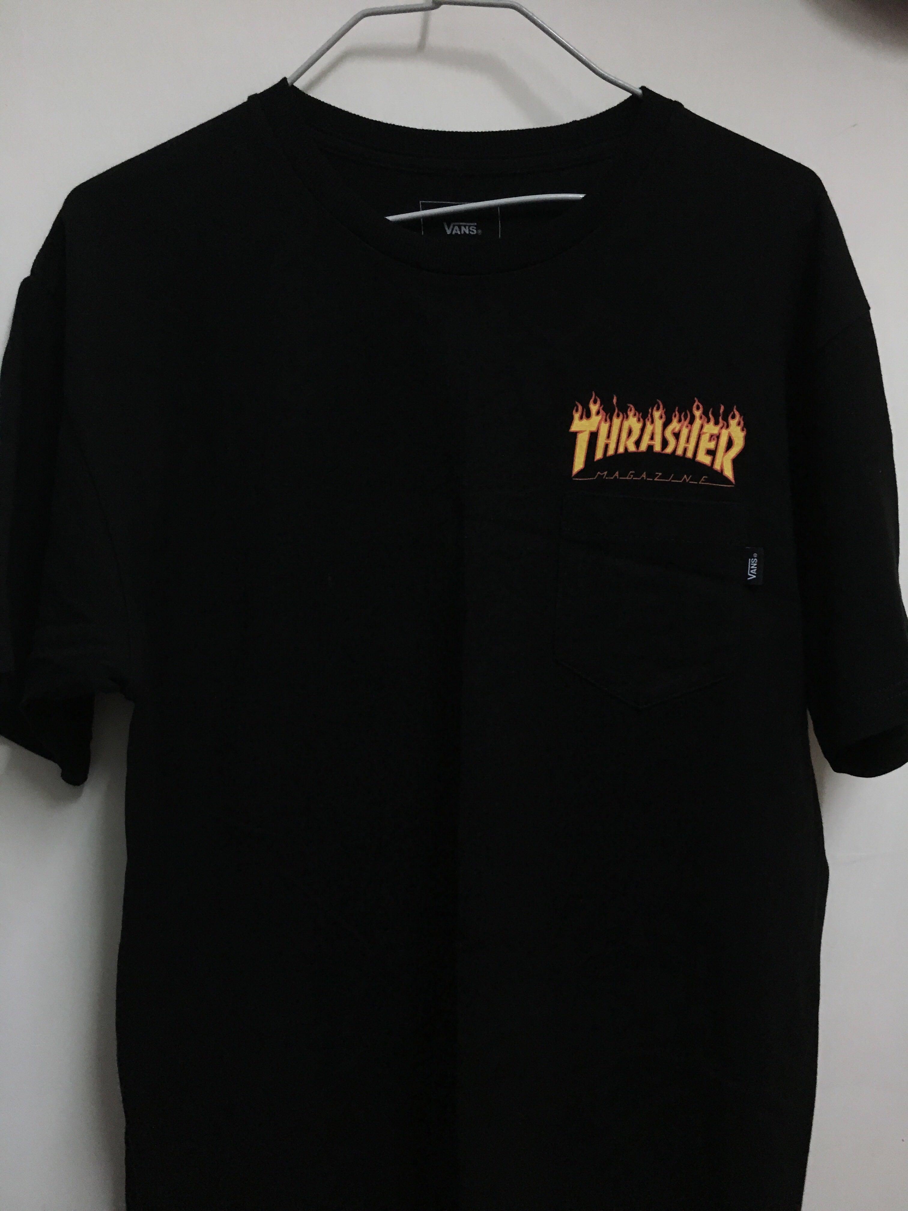 thrasher shirt vans