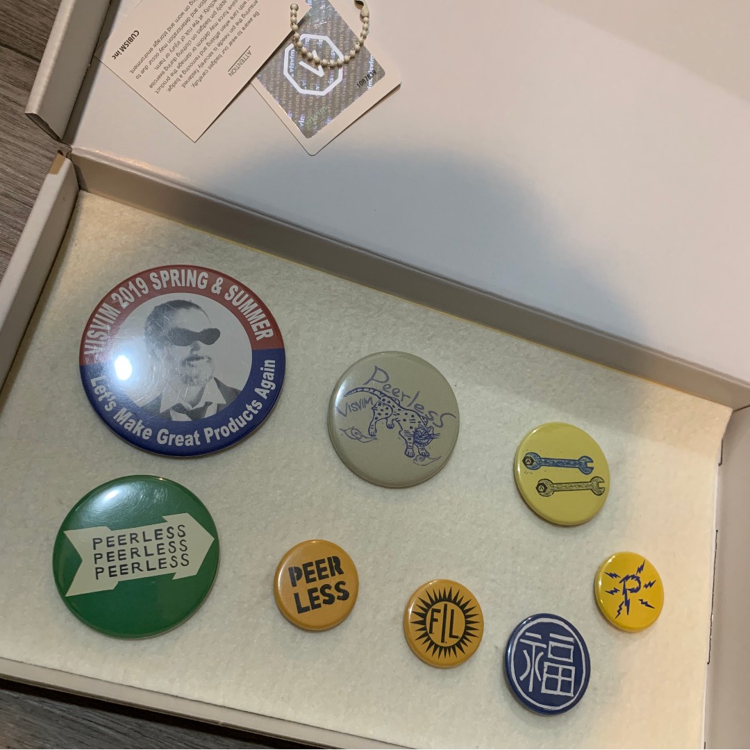 メンズvisvim PIN BADGE SET ピンバッジセットアクセサリー