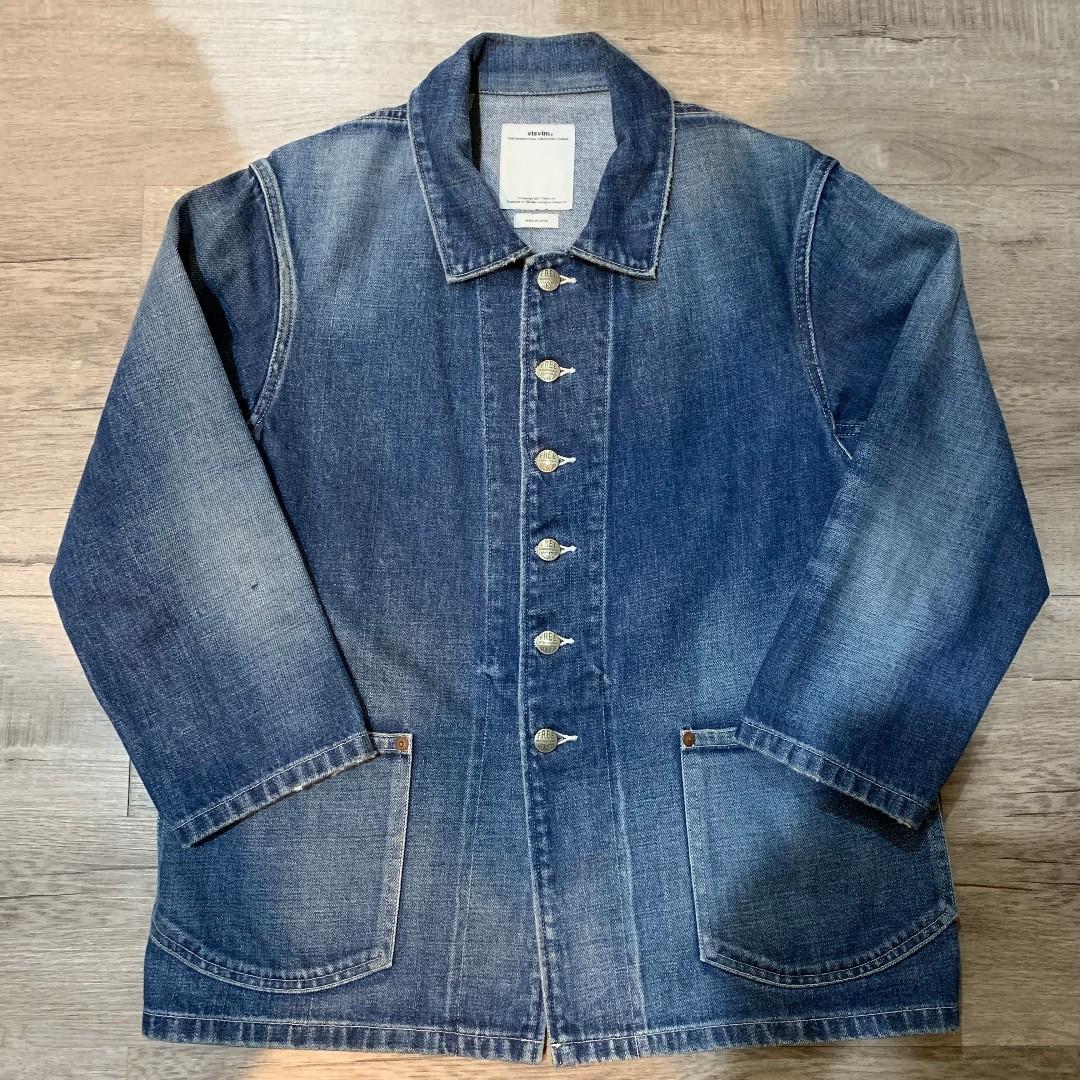 VISVIM BUCKY COVERALL DMGD sz:1 牛仔 襯衫 外套 中村世紀