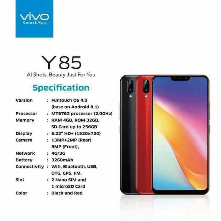 vivo y85 android version