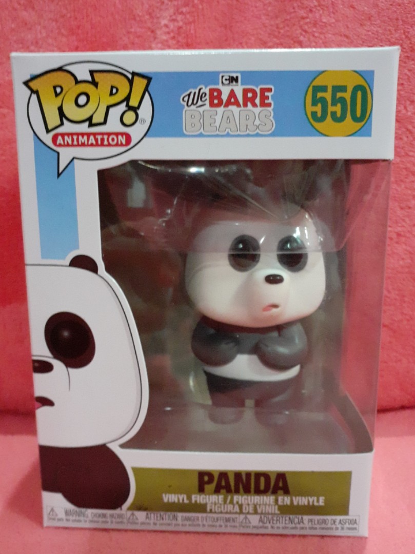 Panda Figura Coleccionable We Bare Bears Pop Vinilo Multicolor 37772 Funko 