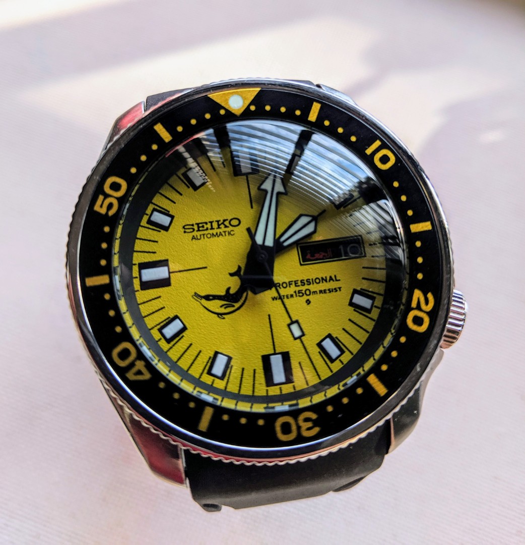 Modified Snoopy Spaceman Seiko SKX 007 Automatic Divers Watch With 7020  Dial And Sword Hands, Luxury, Watches On Carousell 