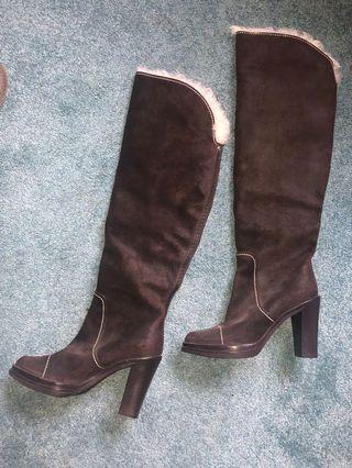 Louis Vuitton Suede Boots