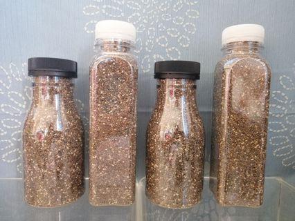Chia Seeds in Jar