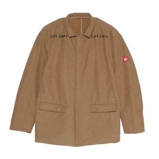 Cav empt  fly front jacket CE 卡其夾克