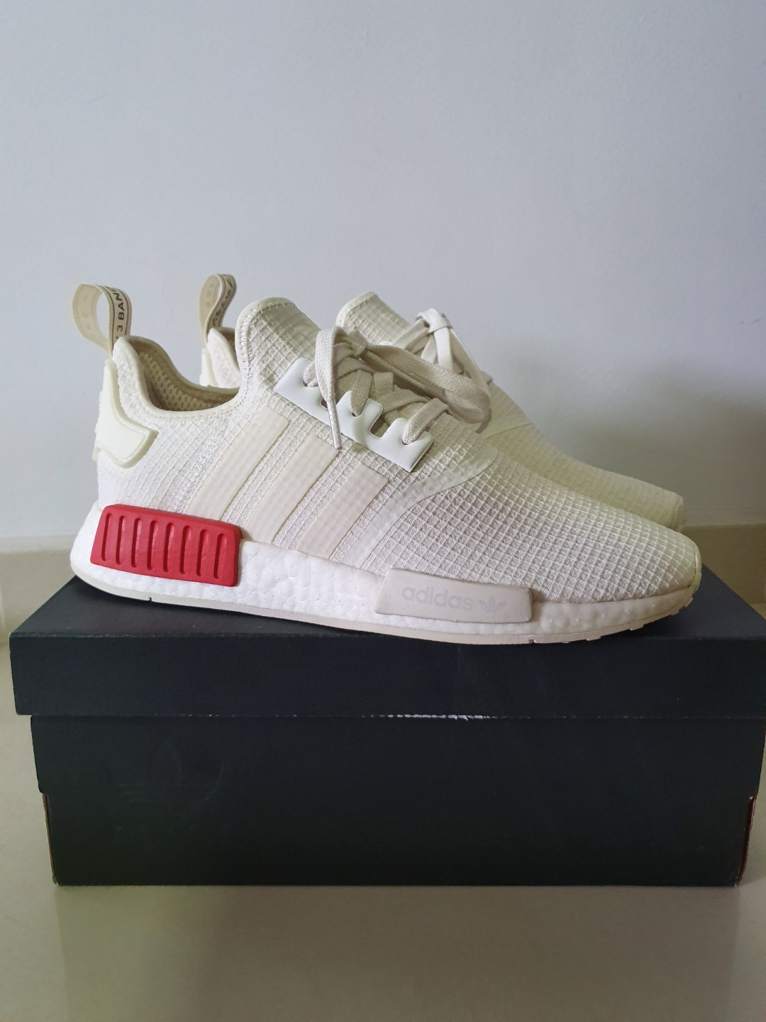 nmd off white lush red