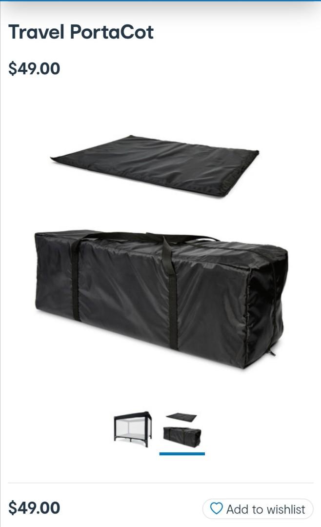 kmart port a cot