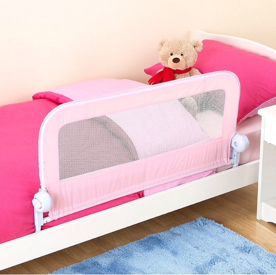 Mothercare pink clearance bed guard