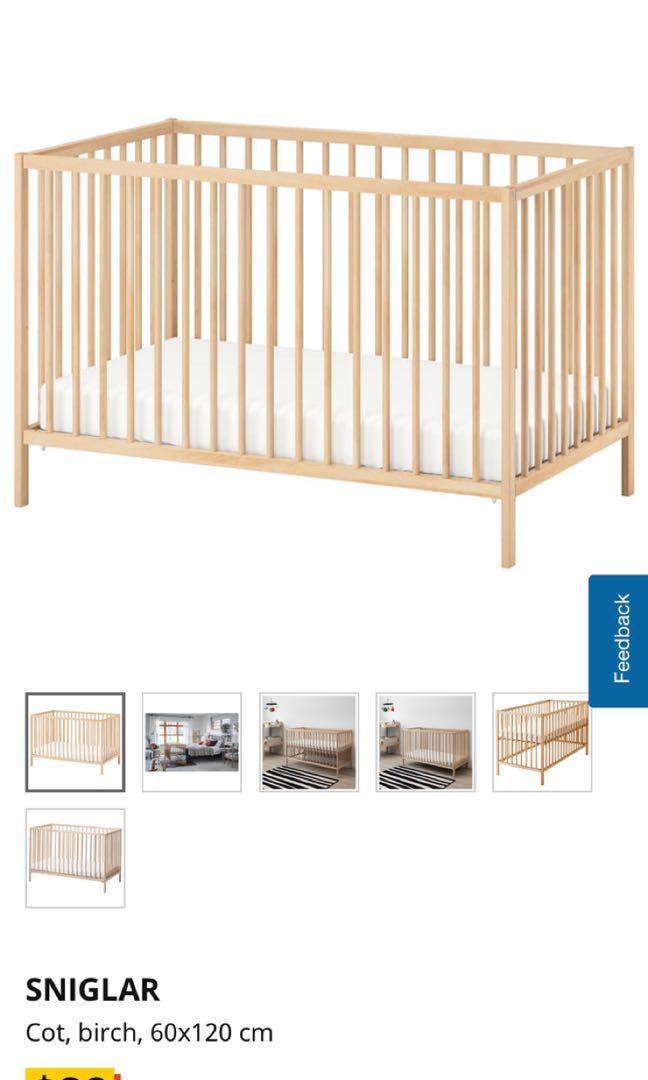 Baby Cot From Ikea Babies Kids Cots Cribs On Carousell Baby Cot From Ikea Babies Kids Cots Cribs On Carousell