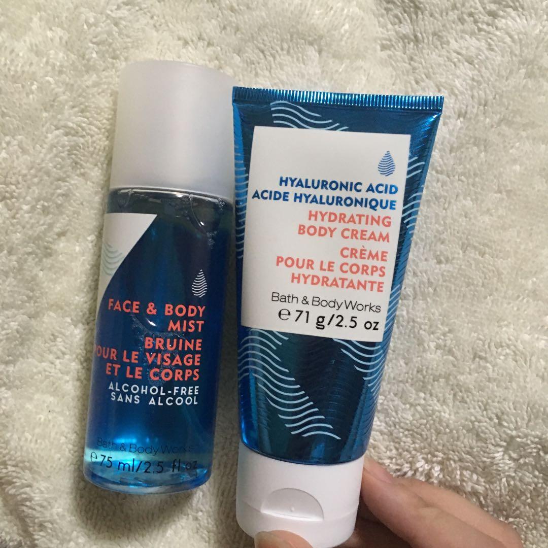 face and body mist bath and body works