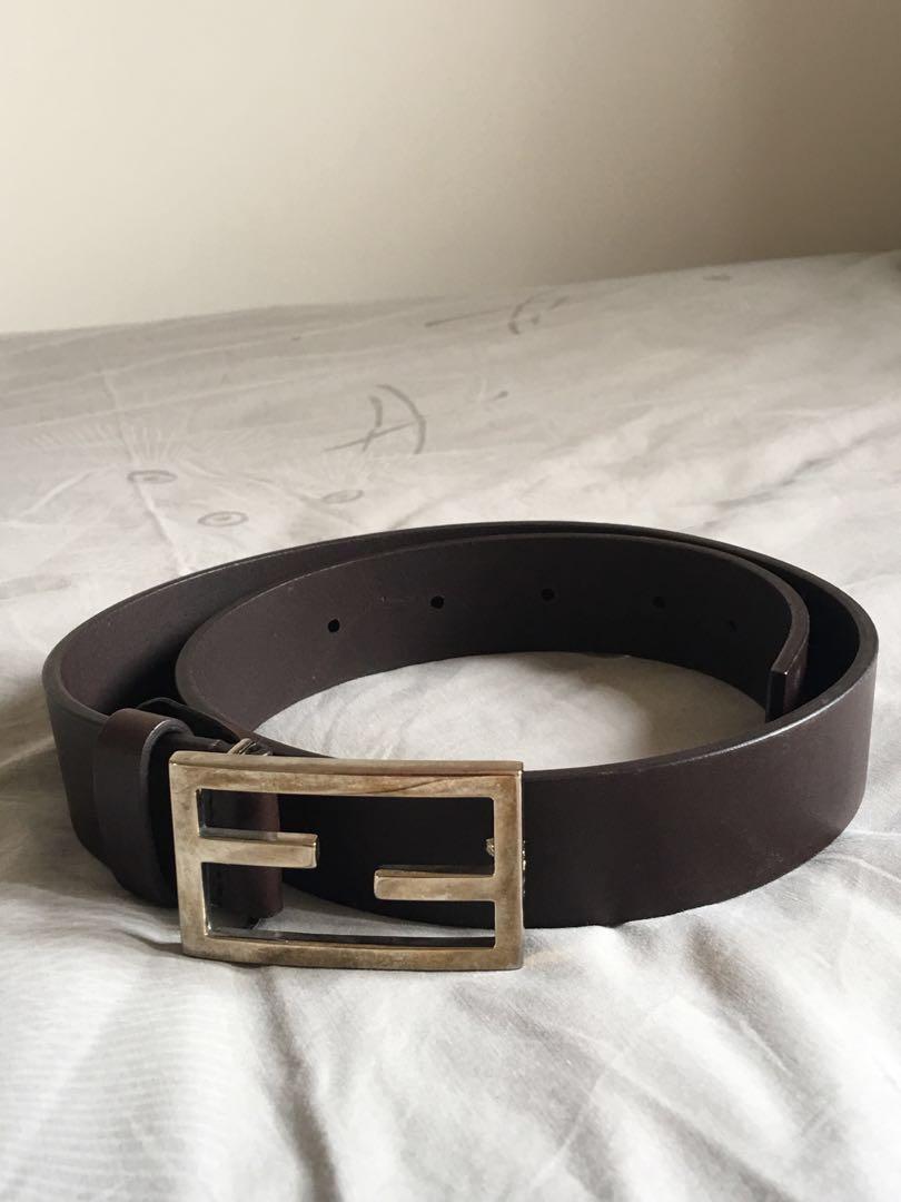 Brand new Fendi ladies leather belt Men s Fashion Watches Accessories Belts on Carousell