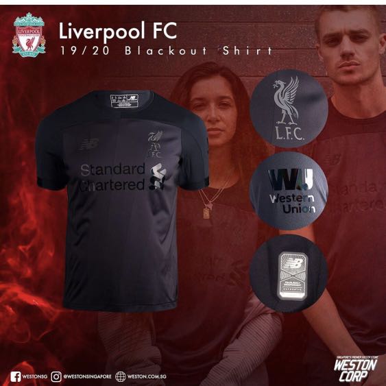 Brand new Liverpool Blackout Jersey 19 20 Men s Fashion