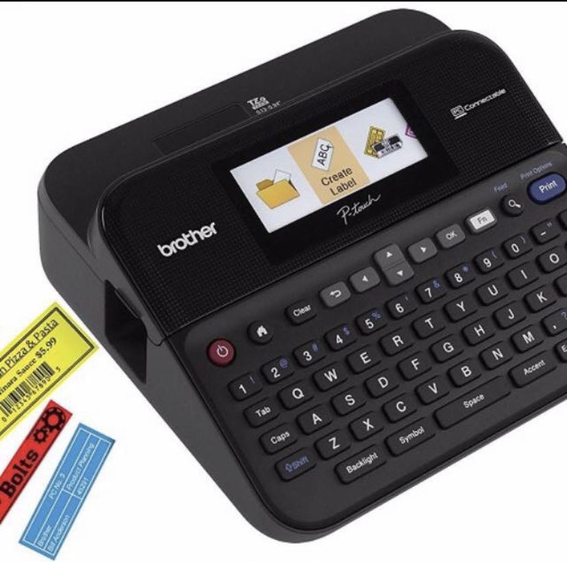 Brother printer PT-D600 PC-Connectable P-touch Label Maker with Color ...